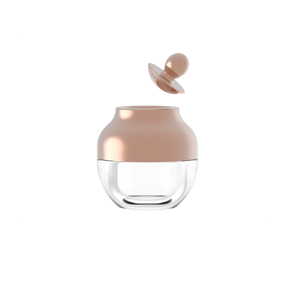 Custom Luxury Cosmetic Packaging 15g Glass jar with Aluminum Cap Supplier, Suppliers