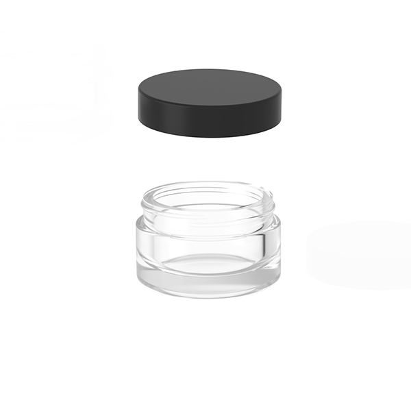 Custom Skincare Cream Container 30g Cosmetic Face Eye Cream Glass Jar with Lids