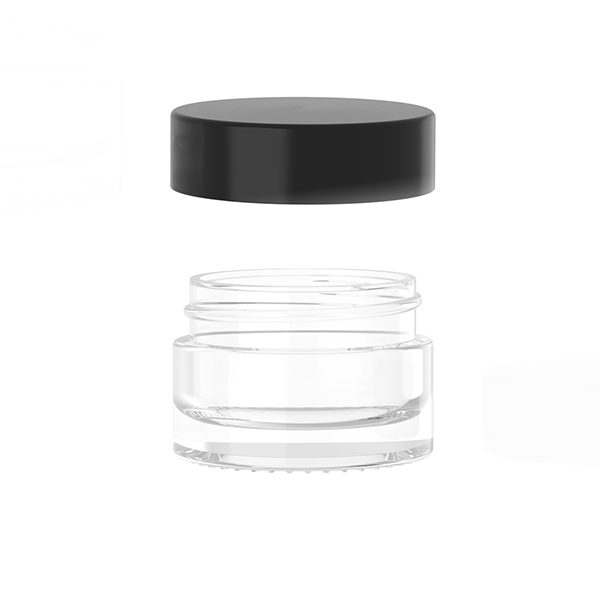 Custom Round 15g Skincare Cream Frosted Glass Jar Manufacturer, Manufacturers