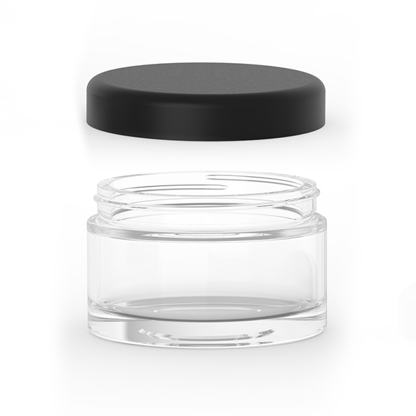Custom 200g Round Empty Glass Jar for Cosmetic Packaging with Plastic lid Manufacturers, Supplier