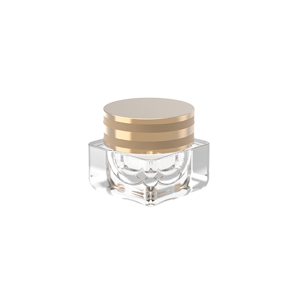 High-Quality Luxury square cosmetics glass jar 15g cosmetic container with aluminum lids Company, Companies