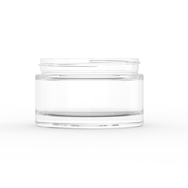 Custom 200g Round Empty Glass Jar for Cosmetic Packaging with Plastic lid Manufacturers, Supplier