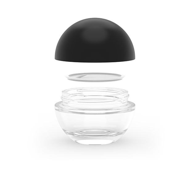 China Luxury Glass Cosmetic Jars 30g Custom Skin Care Cream Container Companies, Product