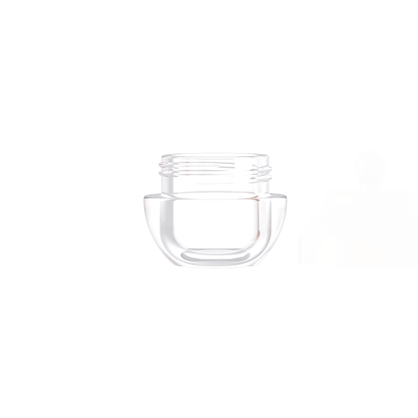 Custom Luxury Cosmetic Packaging 15g Glass jar with Aluminum Cap Supplier, Suppliers