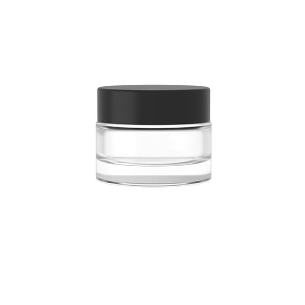 Custom Skincare Cream Container 15g Cosmetic Face Eye Cream Glass Jar with Lids