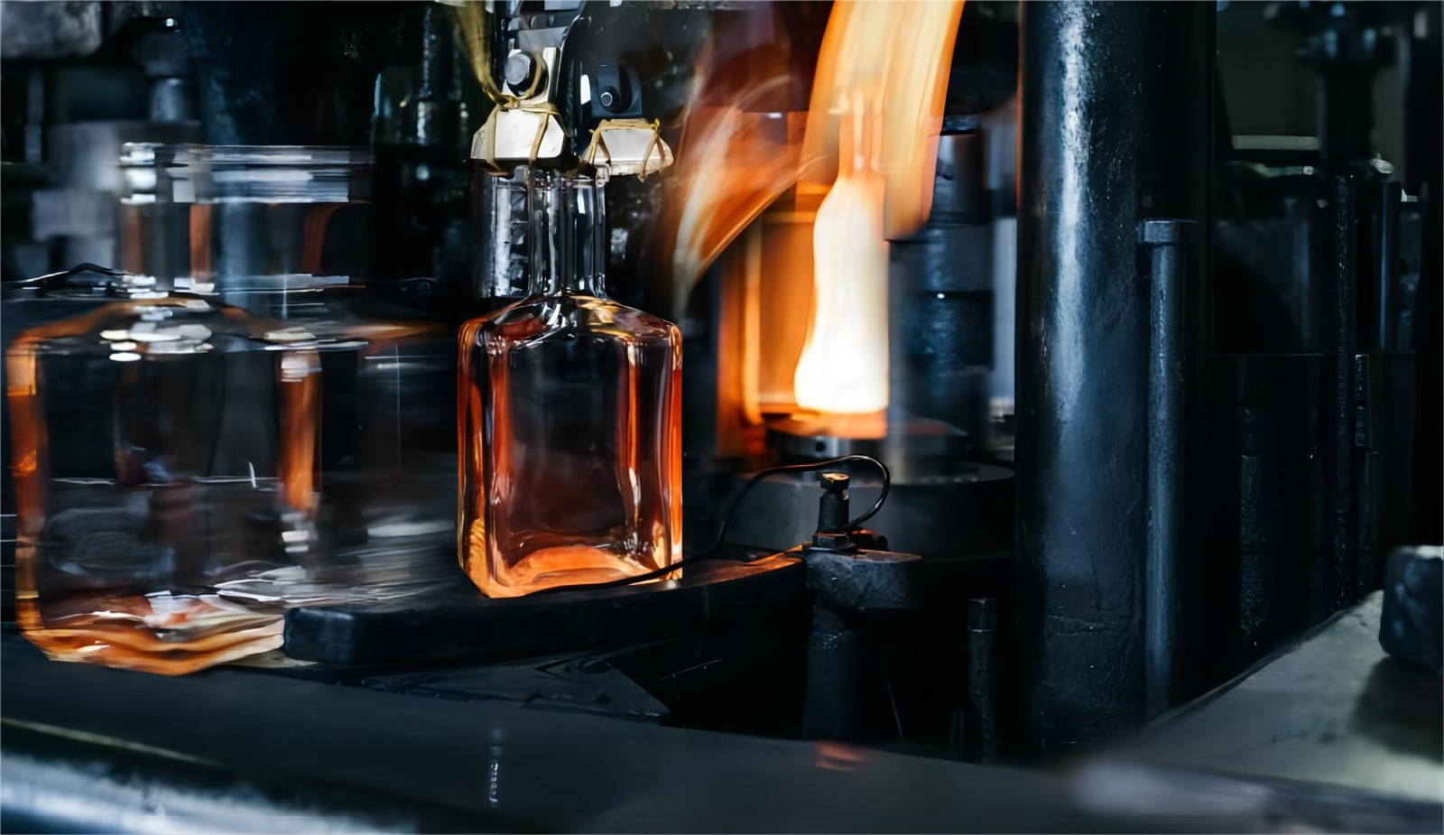 High speed precision glass vial manufacturing