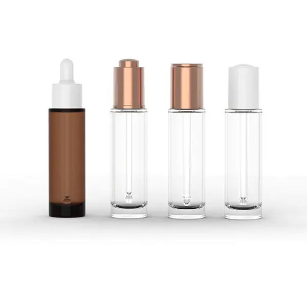 30ml Slim Glass Dropper Bottle for luxury skincare serum packaging