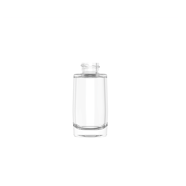 Custom 30mL Clear Foundation Bottle Pump Lotion Cosmetic Glass Bottle Skincare Packaging Manufacturers, Product