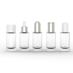 30ml Glass Dropper Bottle SK324 for cosmetic serum packaging