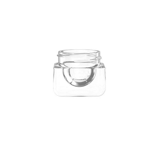High-Quality Luxury square cosmetics glass jar 15g cosmetic container with aluminum lids Company, Companies