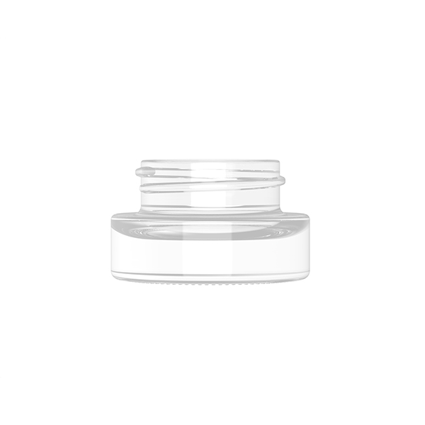 China Round Cosmetic Container 3g Luxury Travel Size Glass Jar Manufacturer, Manufacturers