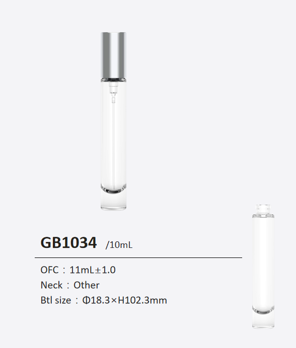 Custom 10ml Mini Empty Sample Vials Atomizer Spray bottle Clear glass perfume bottle Manufacturers, Company