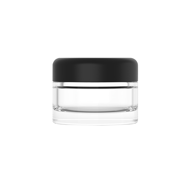 High-Quality 30g Round Empty Glass Jar with Black Lid for Cosmetic Packaging Manufacturer, Product