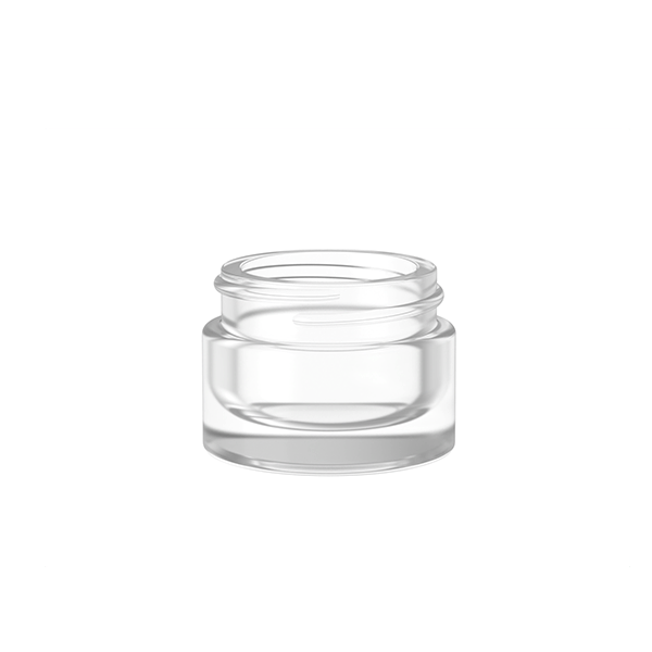 High-Quality 15g Custom Cream Glass Bottle with Black Cap Manufacturer, Suppliers
