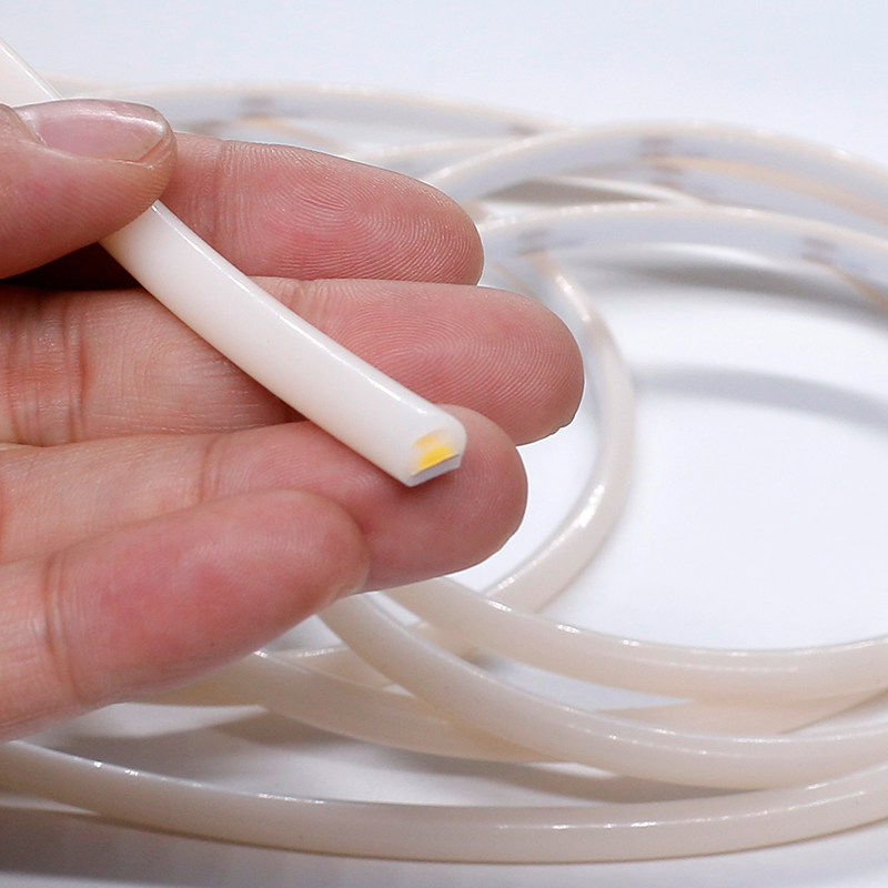 480LEDs COB Neon LED Strip 2700K-6000K IP67 Silicone 24V Hotels Single Multicolor Options Available Flex Strip Light