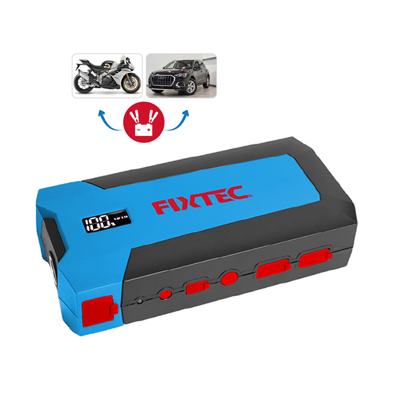 Fixtec 12V Car Jump Starter 8000mAh Emergency Power Supply LED Light Car Emergency Starting Power