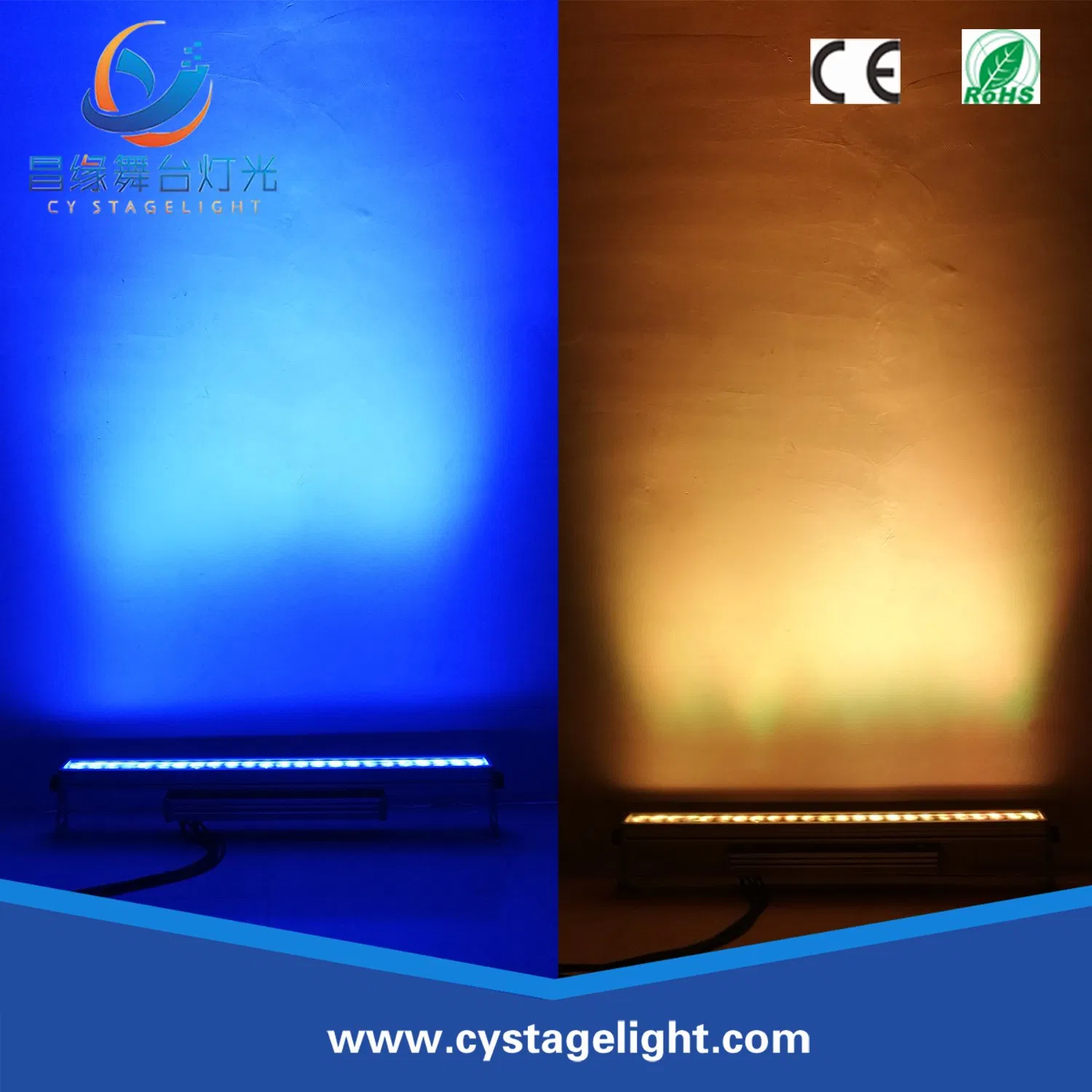 Outdoor LED Wall Wash 24PCS*10W RGBW 4in1 LED Wall Washer