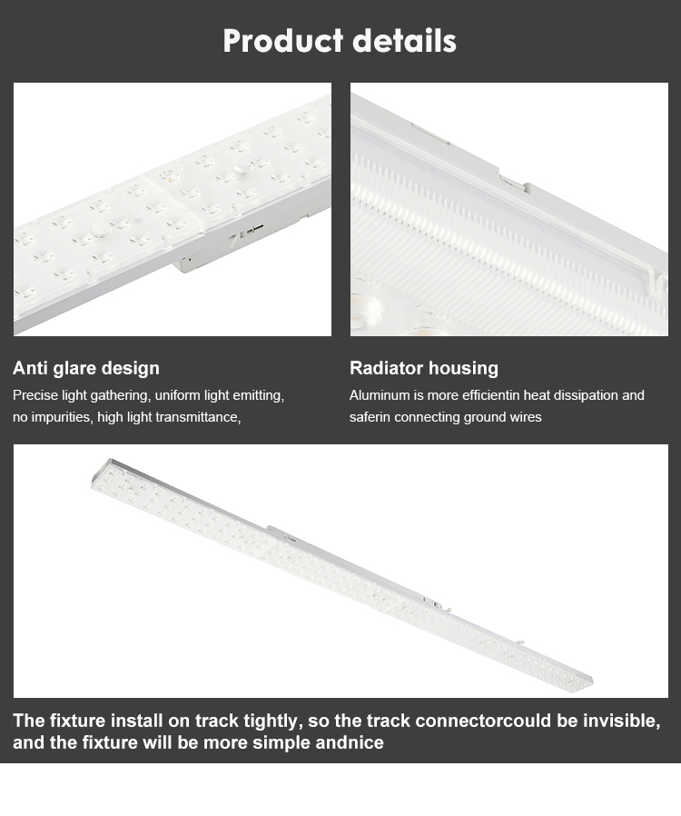 Factory Price Lighting Fixture Office LED Commercial Linear Light Batten