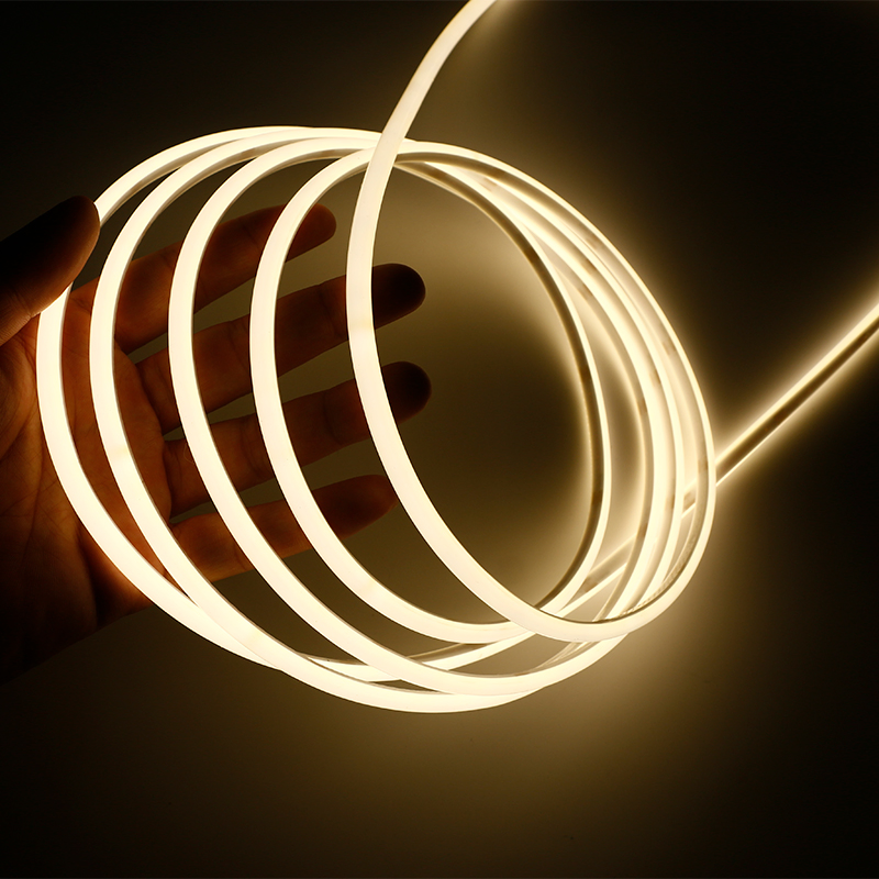 LED Neon Light Strip 5mm COB Mini Cut 480LEDs Custom Neon Sign 12V 24V Decorative Lighting for DIY Christmas Lights