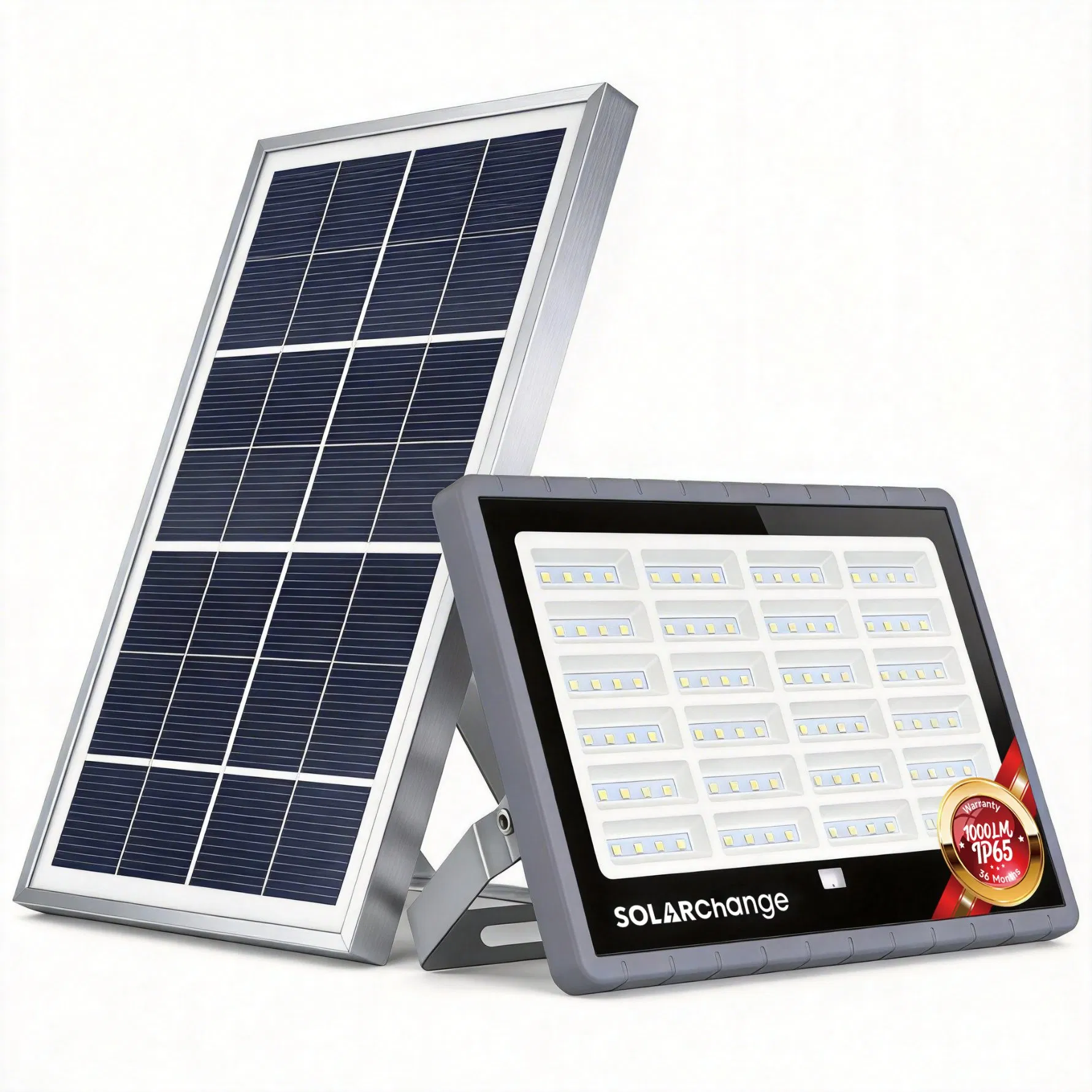 ODM OEM Waterproof 10W Solar Floodlight with Solar Panel 15ah LiFePO4 Battery and 1000lumens Bright LEDs for Indoor and Outdoor Use