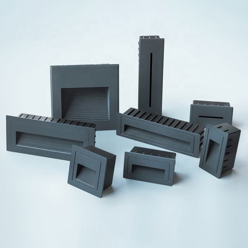 Indoor Outdoor Buried Foot Lighting Staircase LED Stair Step Wall Light 3W Recessed LED Step Light