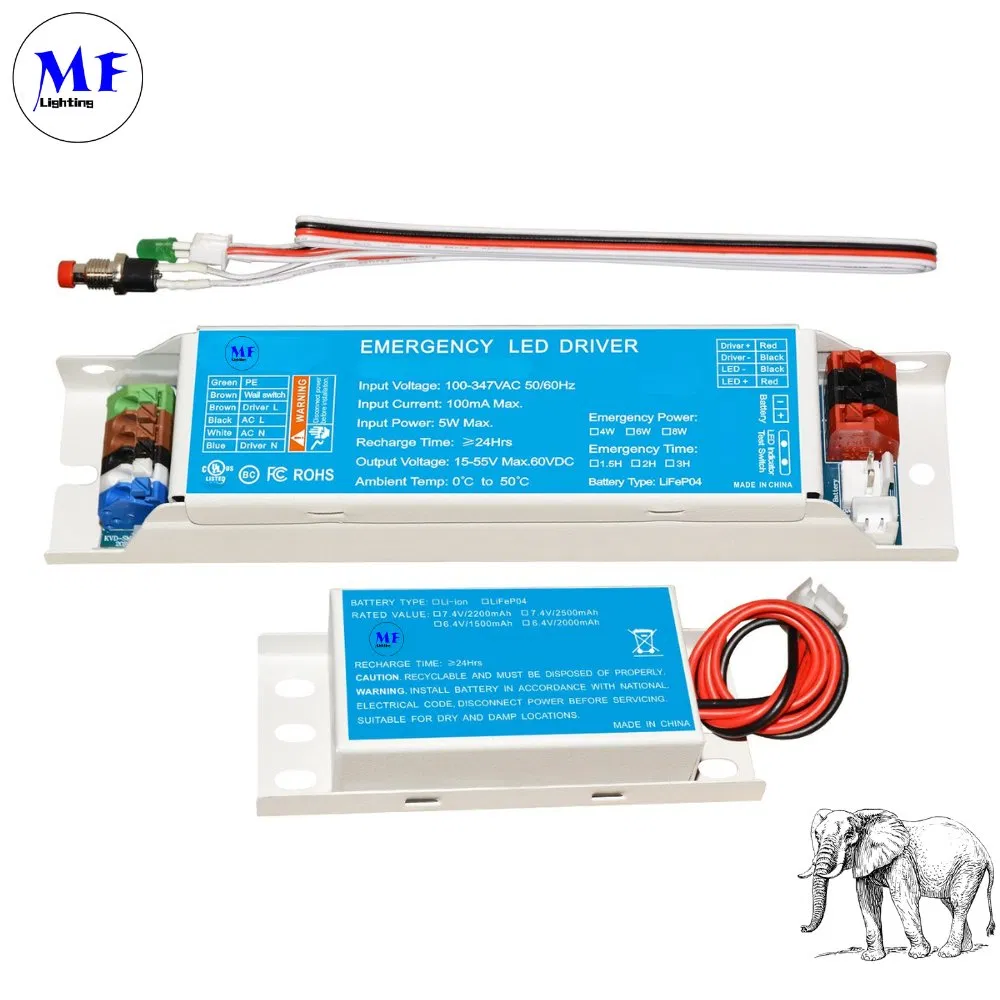 Factory Price IP20 15W Panic Light Ballast LED Emergency Lighting Ballast Emergency Light Driver