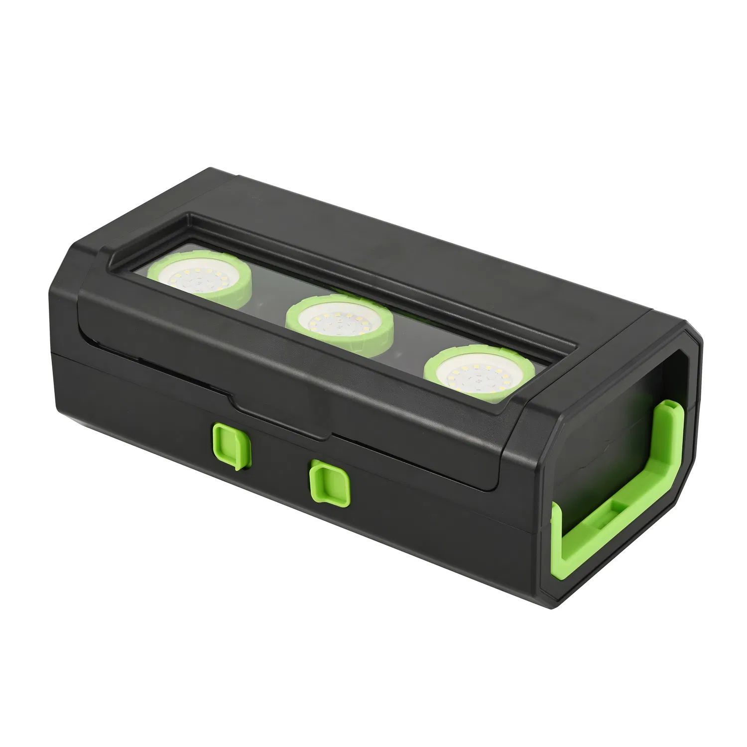 3 Handheld Flood Lamps Set with Durable Charging Case LED Work Light