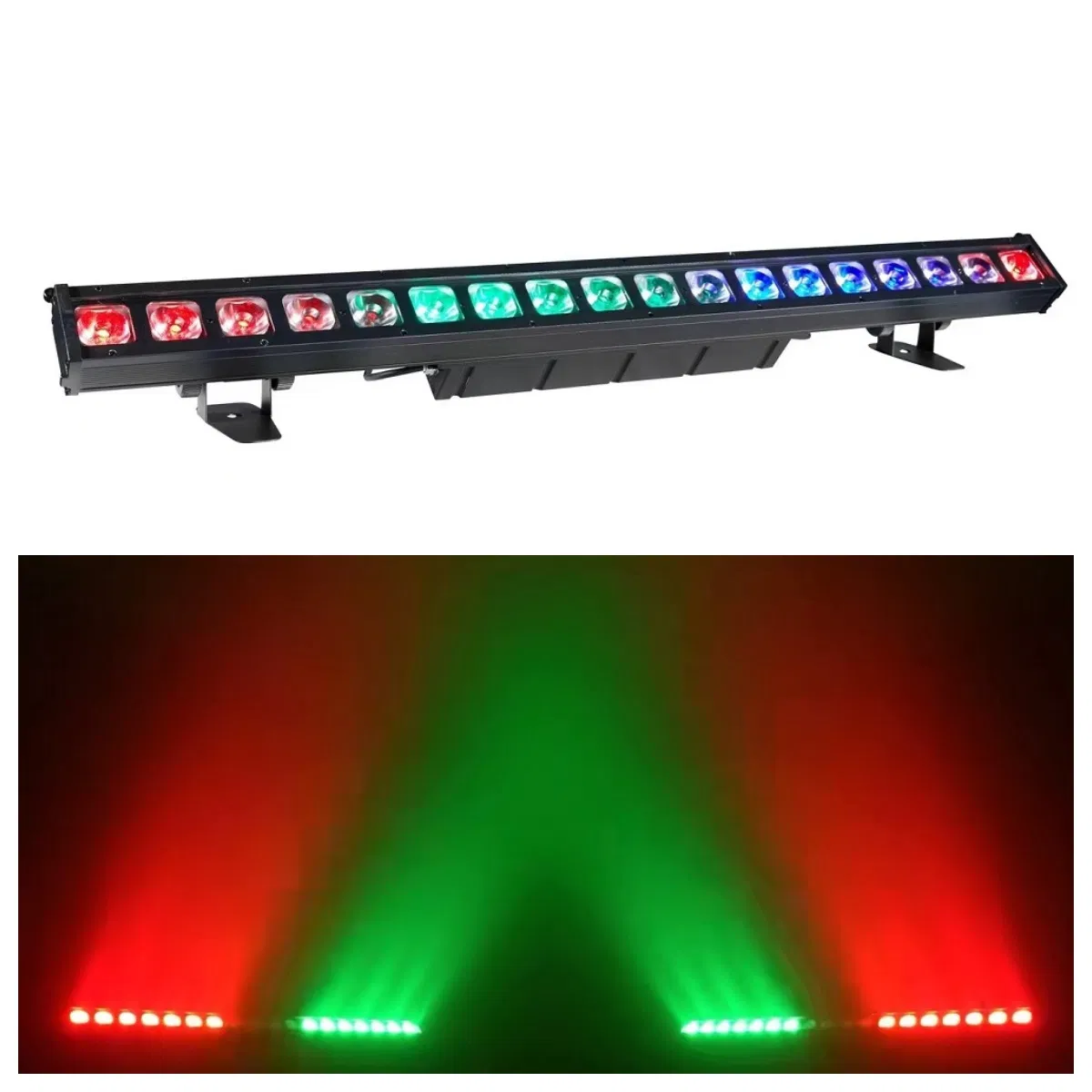 IP65 Outdoor LED Wall Washer Bar 18X10W 180W High Power DMX Wallsher Decoration Bar Light