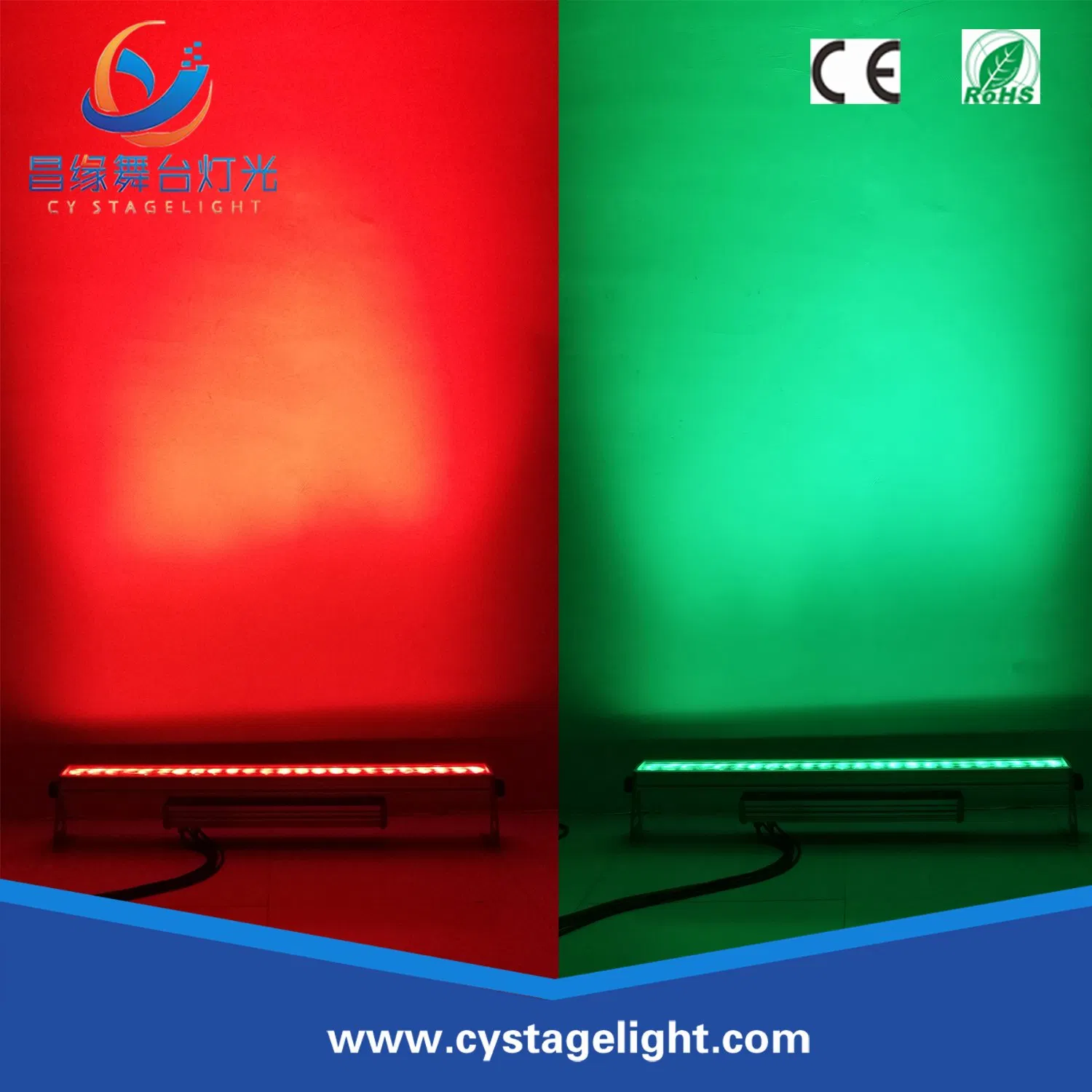 Outdoor LED Wall Wash 24PCS*10W RGBW 4in1 LED Wall Washer