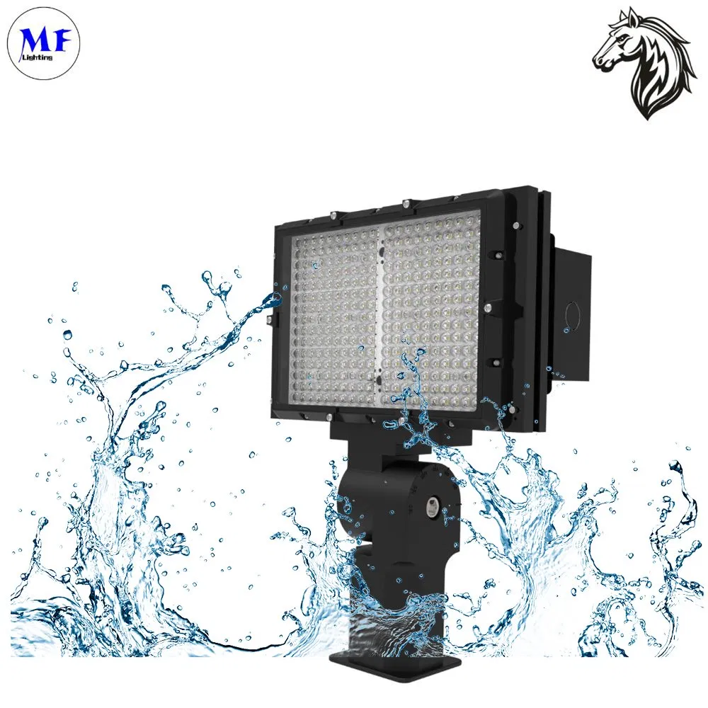 Factory Price IP67 5 Years Warranty Vertical Module Design Outdoor Waterproof 400W LED Flood Light for Arena Tennis Basebal Field Court Golf Course