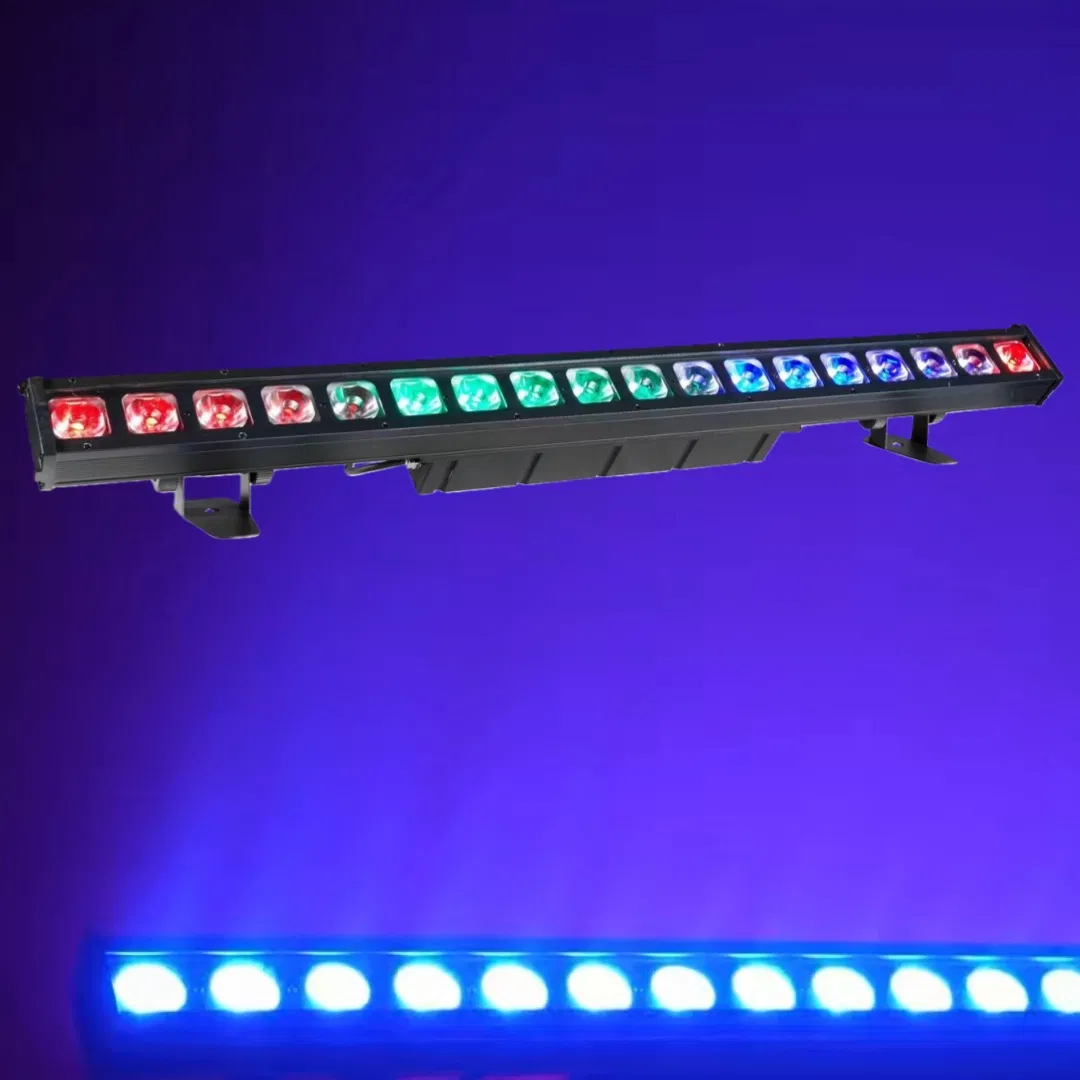 IP65 Outdoor LED Wall Washer Bar 18X10W 180W High Power DMX Wallsher Decoration Bar Light
