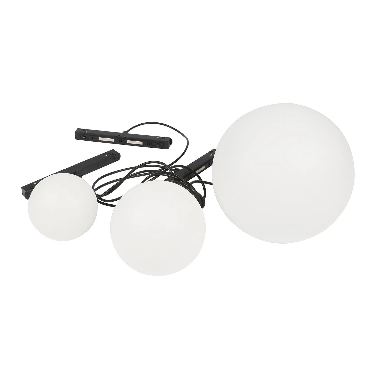 Elegant Magnetic Hanging Globe Lamp LED Track Light with Smart Bluetooth Control