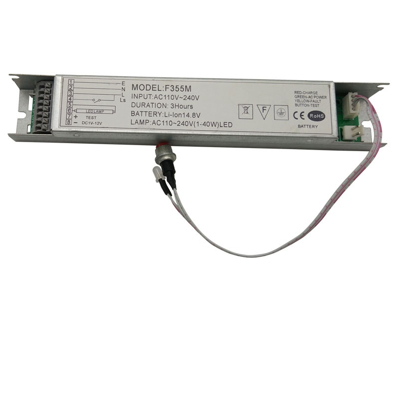 3h 100% Output Autotesting Emergency Driver for LED Lamp
