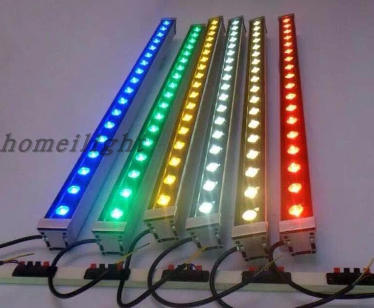 18PCS Aluminum RGB Color Transforming Outdoor LED Wall Washer