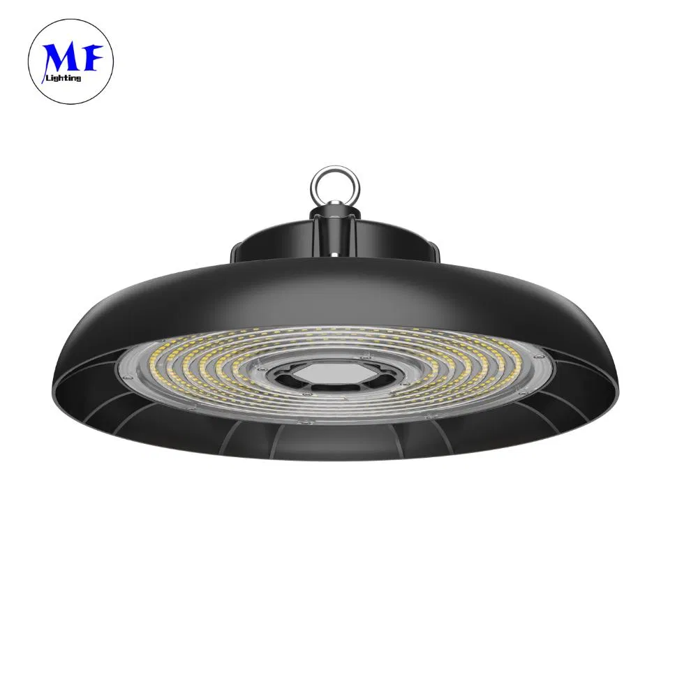Emergency Kit Dali Dimming Microwave Sensor 100W 150W 200W 240W IP66 Waterproof LED Warehouse Light Exhibition Lighting Pendant High Bay Light with Reflector