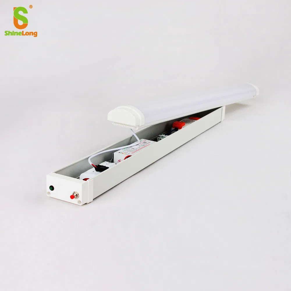 Emergency LED Batten Light with Microwave Sensor Function for Workshop