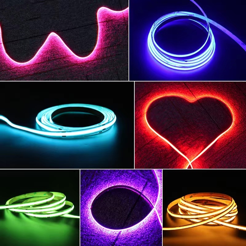 12V 24V LED COB Strip Light