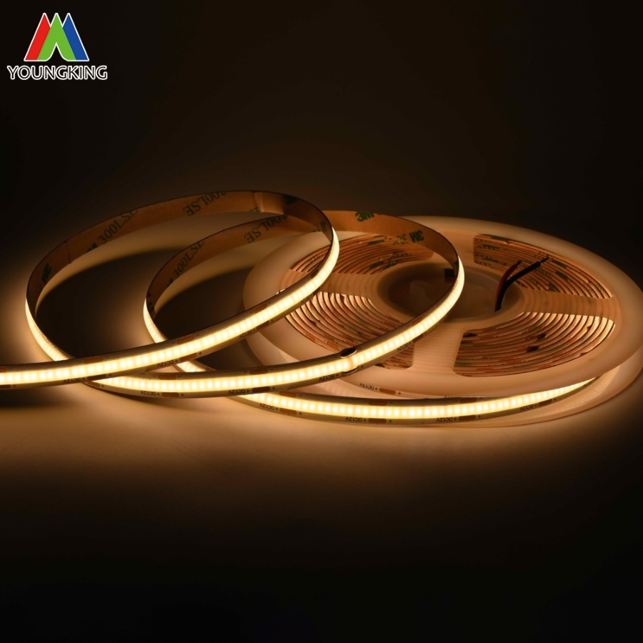 LED Strip Lighting White 12/24V 9W IP20 Ra90 8mm 480LED COB Strip LED Indoor Light Strip Light