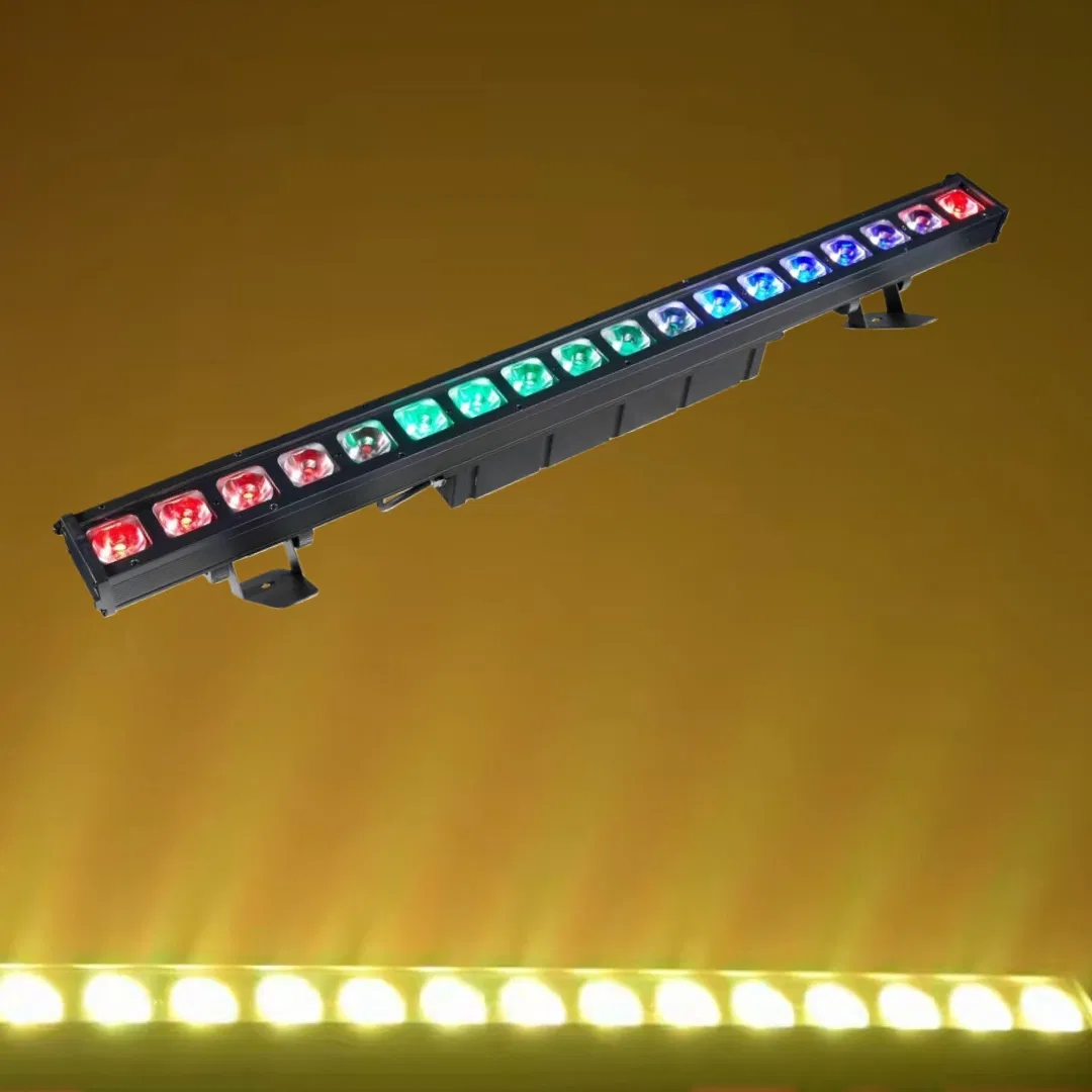 IP65 Outdoor LED Wall Washer Bar 18X10W 180W High Power DMX Wallsher Decoration Bar Light