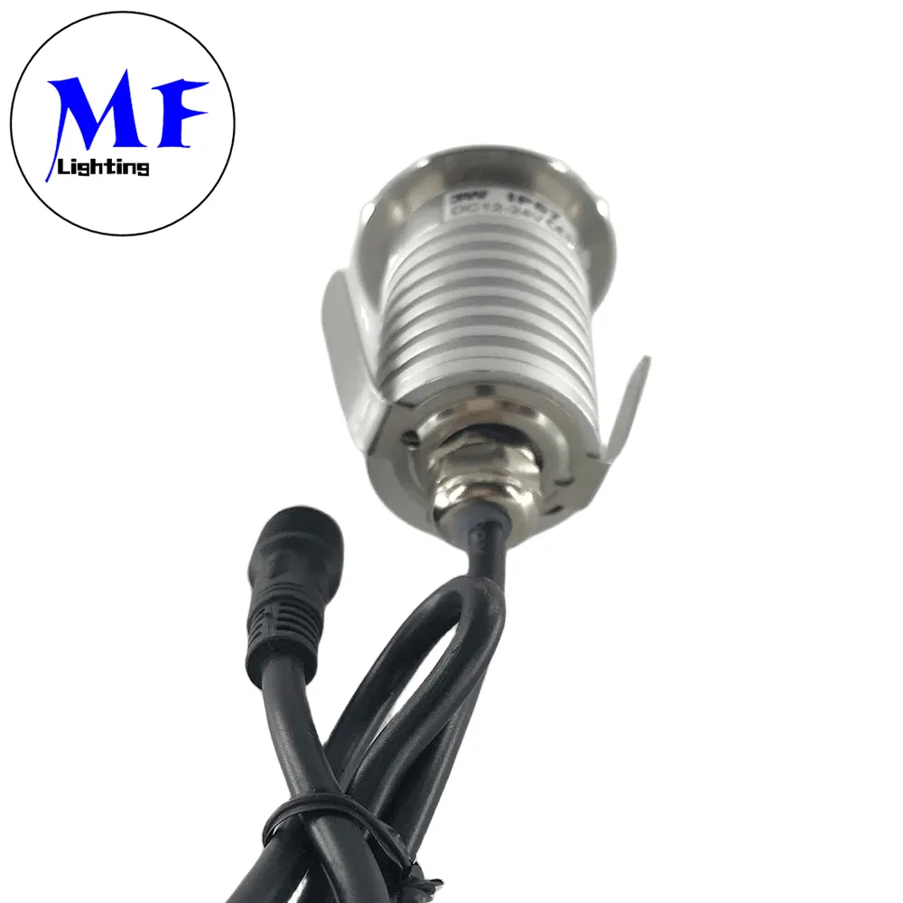 IP67 3W Multiple Color Options Inground Lamp Garden Pond Stainless Steel Step Ground Buried Waterproof Outdoor LED Underground Light