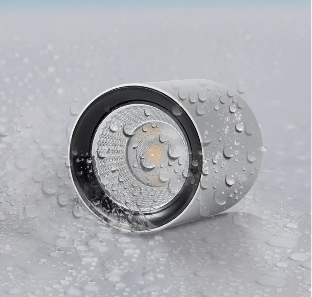 Commercial Lighting IP65 7W 10W 15W Surface Mounted Cylinder Spotlight LED Downlight