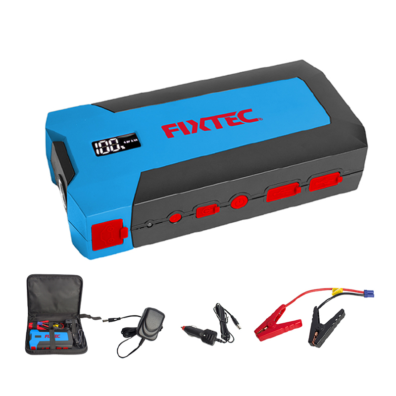 Fixtec 12V Car Jump Starter 8000mAh Emergency Power Supply LED Light Car Emergency Starting Power