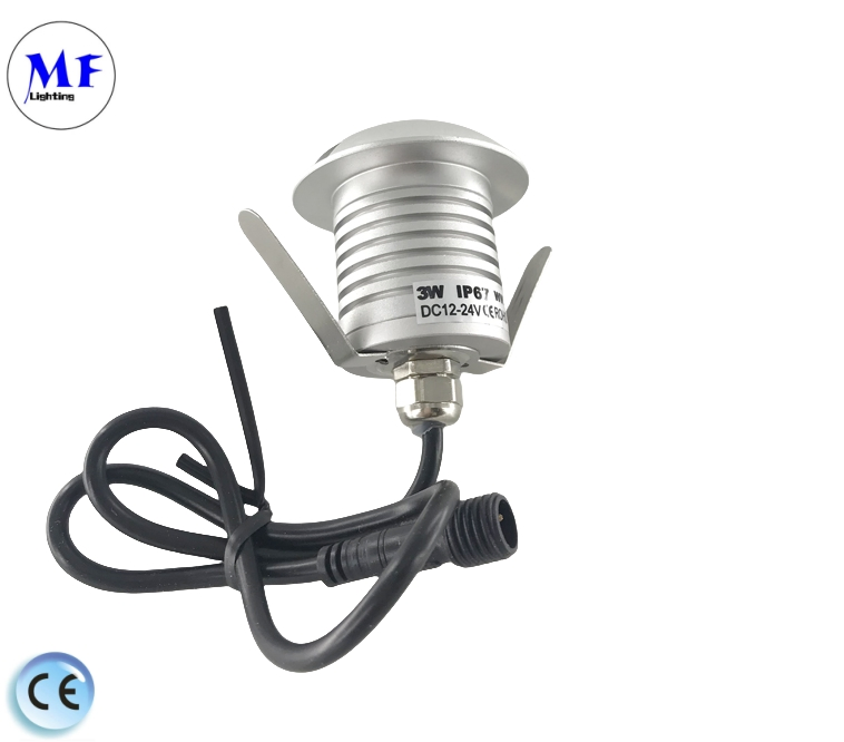 Factory Price Multi-Directional Side-Emitting Waterproof LED Buried Light Step Light with C-Ree-Xte Chip Triple 60° Beam Ports IP67 Rated