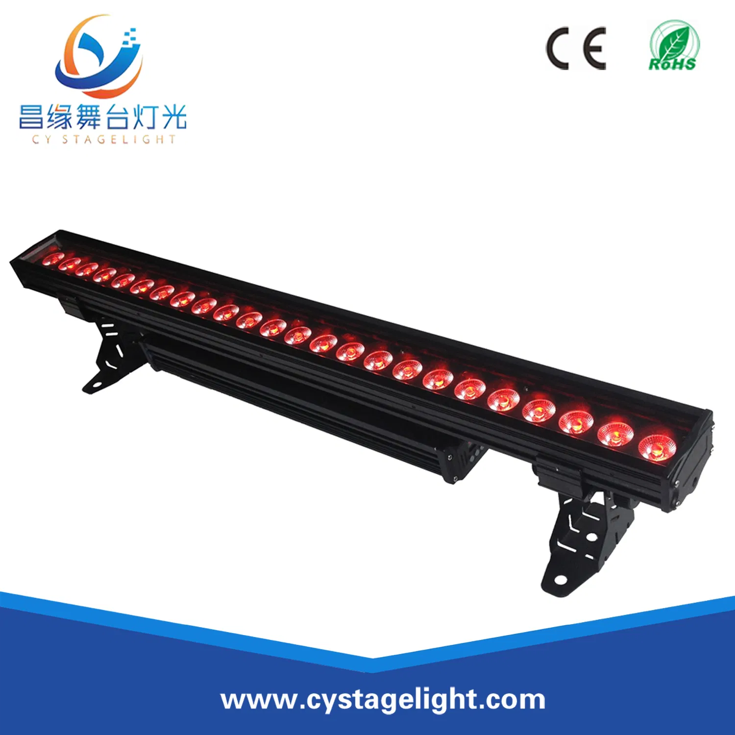 Outdoor LED Wall Wash 24PCS*10W RGBW 4in1 LED Wall Washer