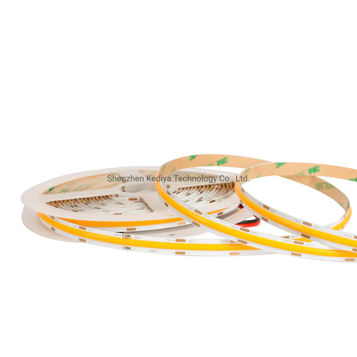 CRI90 COB Dotless Line Linear LED Tape Light IP20 Waterproof 12V 24V 320 LEDs Flexible Smart Music WiFi RGB Flexible COB LED Strip Light