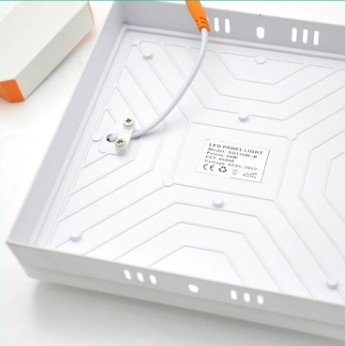 Frameless LED Panel Light Surface Mounted 18W 24W 36W Plastic Round LED Panel Down Light