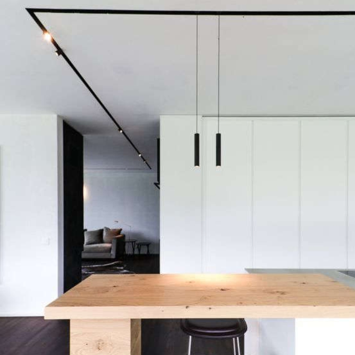 DC48V Magnetic Track Lighting Rail Light System 36mm Embedec Surface Magnetic Magnet Power Supply LED Light Track for LED