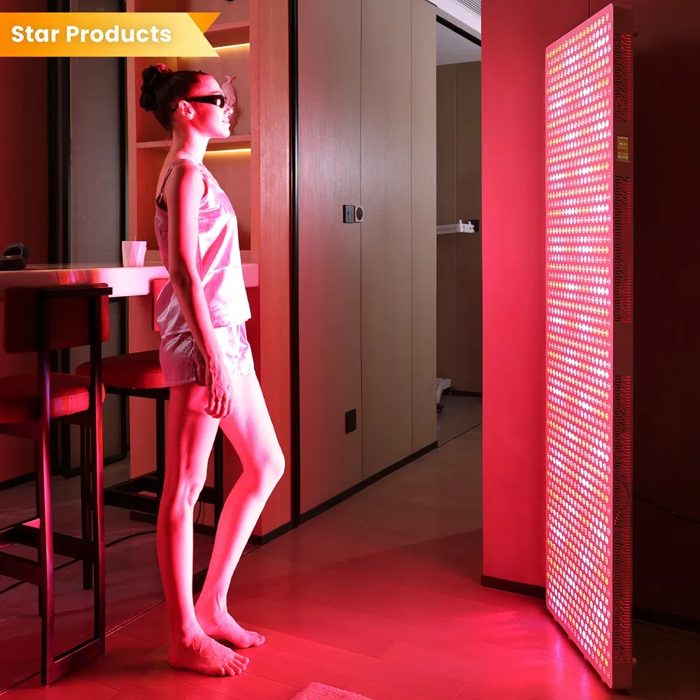 9 Wavelength Full Body LED Blue Red Light Therapy Panel for Skin Care Beauty, Infrared Pain Relief LED Red Therapy Light Panel PDT Device Wholesale