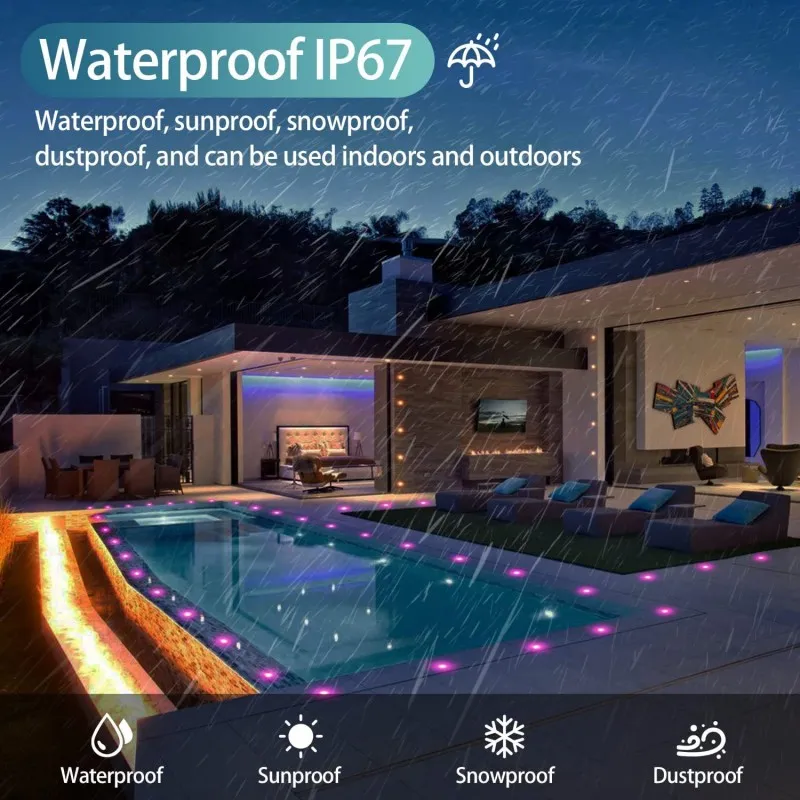 Recessed RGB Deck Light 2