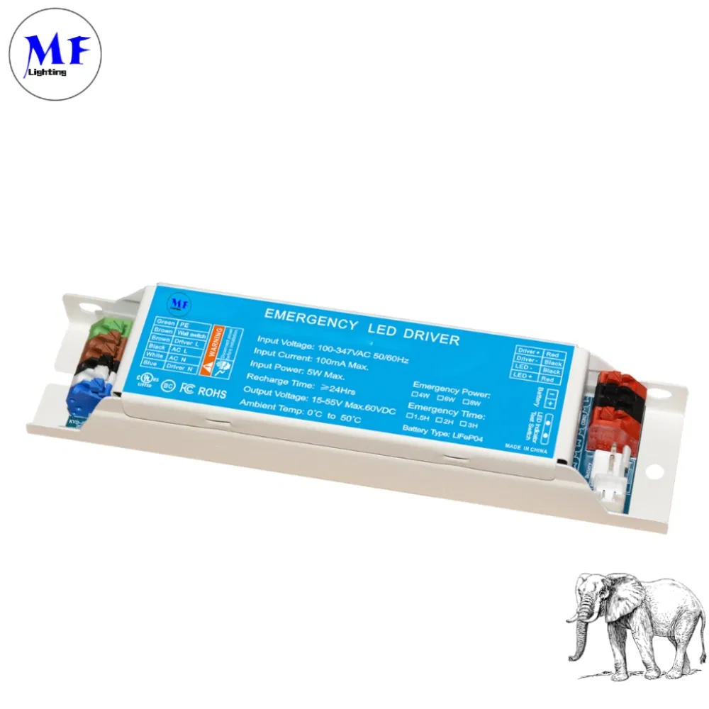 16year Manufacture 5years Warranty 4W 6W 8W 24hours Charging Time 3hours LED Panic Powerpack LED Light Emergency Kit Backup Ballast Driver Li-FEP04 Battery